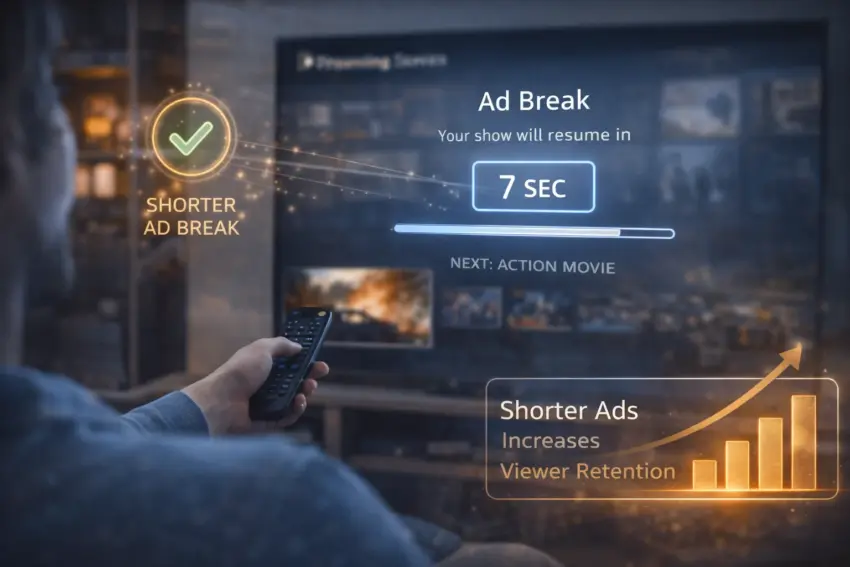 Streaming Services Test Shorter Ad Pods to Reduce Viewer Drop-Off