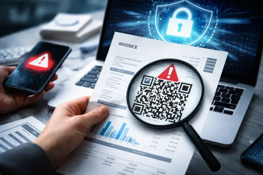 Cybersecurity Teams Warn of Phishing Wave Using QR Codes in Invoices