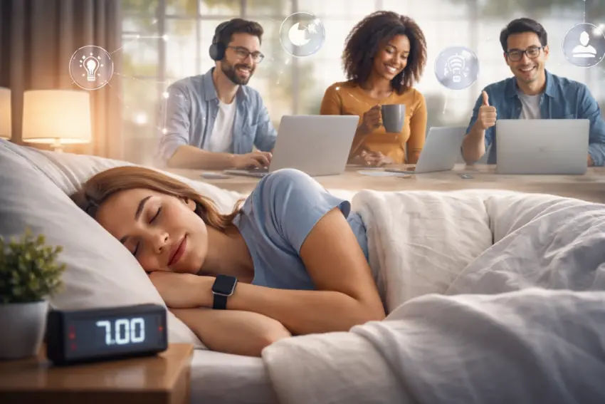 New Study Links Sleep Consistency to Productivity Gains in Remote Teams