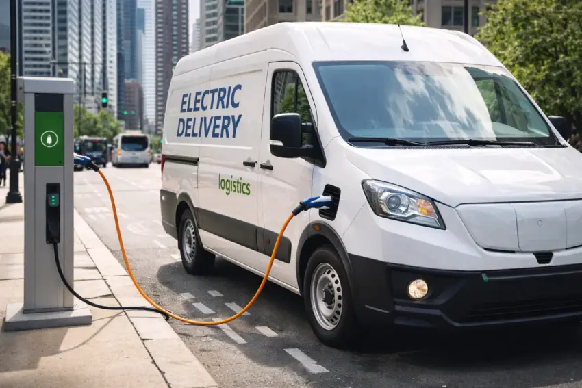 Logistics Firms Trial Electric Vans on High-Density Urban Routes