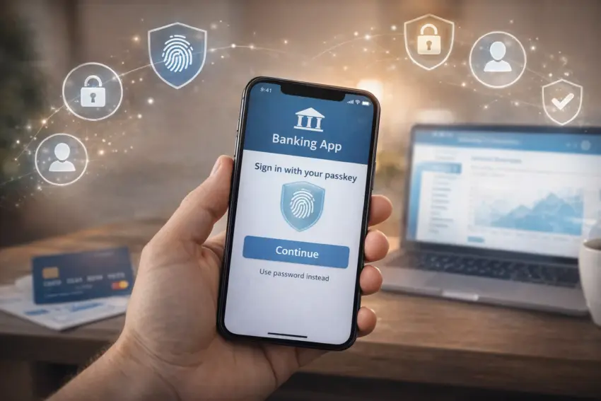 Banking Apps Add Passkey Login as Passwordless Adoption Accelerates