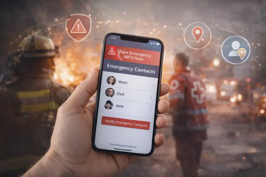 Mobile OS Update Adds Emergency Contact Sharing During Disasters